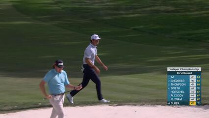 Jackson Suber holes out 98-foot fairway shot for birdie on No. 2 at Valspar