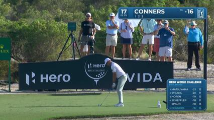 Corey Conners hits 171-yard tee shot to 8 feet, makes birdie on No. 17 at Hero World Challenge