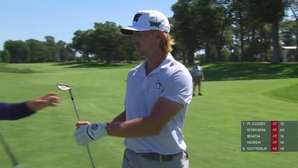 Jake Knapp makes birdie on No. 12 at 3M Open