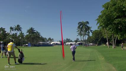 Brian Harman hits 219-yard approach to 13 feet, sets up birdie on No. 18 at Sony Open