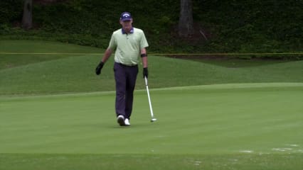Tommy Gainey nestles in birdie putt at BMW Charity