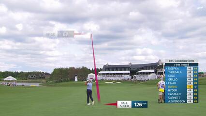 Sam Burns reaches par-5 No. 18 in two, makes birdie at RBC Canadian