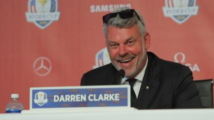 Darren Clarke talks pairings before the Ryder Cup