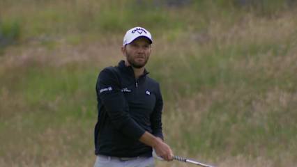Maximilian Kieffer makes 52-foot putt for birdie from off green on No. 11 at Genesis Scottish Open