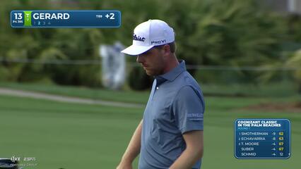 Ryan Gerard hits 123-yard approach to 6 feet, sets up birdie on No. 13 at Cognizant Classic