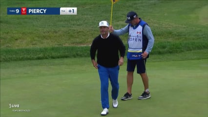 Scott Piercy throws a dart to set up birdie at RBC Canadian