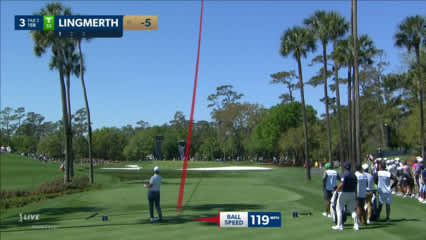 David Lingmerth throws a dart to set up birdie at THE PLAYERS