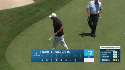 David Bransdon makes birdie on No. 8 at Principal Charity Classic