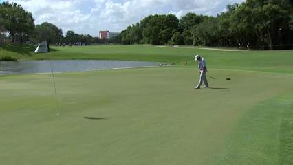 Boo Weekley makes birdie putt on No. 13 at James Hardie