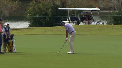 Matt Kuchar's approach sets up birdie on No. 7 at PNC Father Son