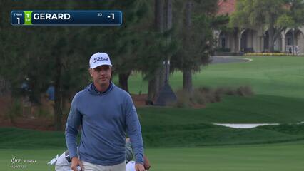 Ryan Gerard drains 14-foot birdie putt on No. 1 at THE PLAYERS