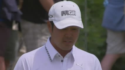 Tanihara birdies No. 2 in Round 4 of ISPS HANDA