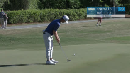 Philip Knowles pours in birdie putt at Club Car Championship