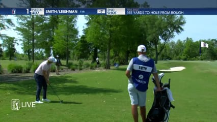 Cameron Smith's nice approach leads to birdie at Zurich Classic