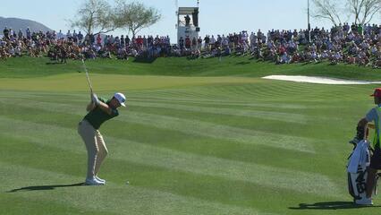 Mackenzie Hughes hits 109-yard approach to 3 feet, sets up birdie on No. 8 at WM Phoenix Open