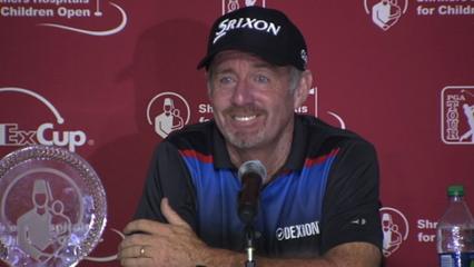 Rod Pampling news conference after winning Shriners