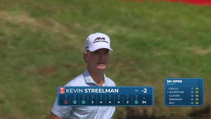 Kevin Streelman taps in for birdie on No. 18 at 3M Open