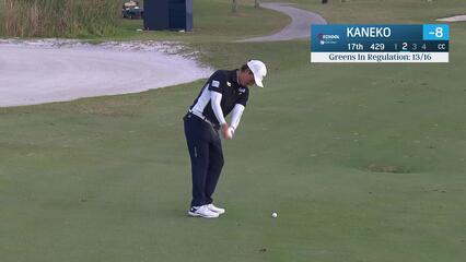 Kota Kaneko makes birdie on No. 17 at PGA TOUR Q-School
