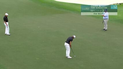 Annika Sorenstam sinks putt to save par at PNC Championship