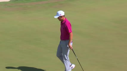 Collin Morikawa makes birdie on No. 3 at Sunday Singles