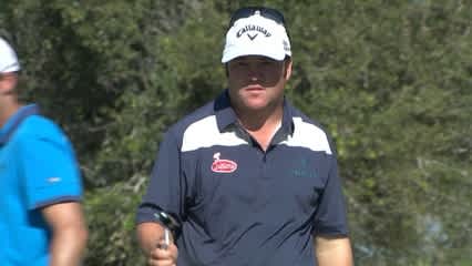 Andrew Svoboda holes 22-foot birdie at McGladrey in Round 3