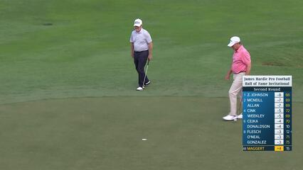 Jeff Maggert makes Eagle on No. 16 at James Hardie Pro Football Hall of Fame Invitational