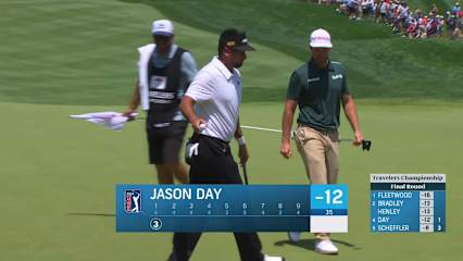 Jason Day makes birdie on No. 1 at Travelers