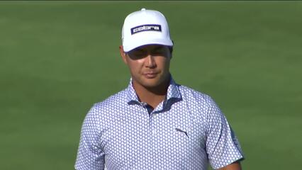 Justin Suh makes birdie putt on No. 17 at Korn Ferry Tour Champ