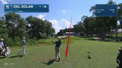 Cristobal Del Solar makes birdie on No. 16 at John Deere