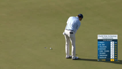 Jeffrey Kang makes short birdie putt at World Wide Technology