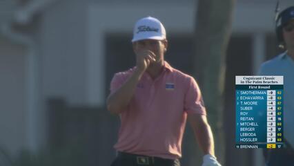 Michael Brennan drains 4-foot birdie putt on No. 18 at Cognizant Classic