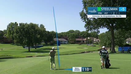 Ross Steelman makes birdie on No. 17 at AdventHealth