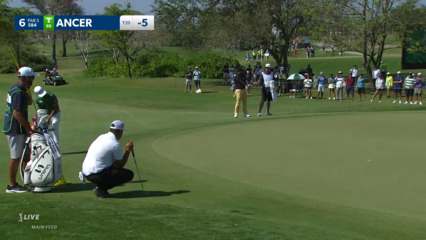 Abraham Ancer makes birdie on No. 6 at Mexico Open