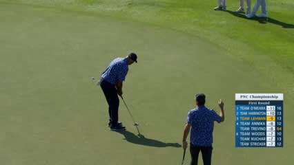 Tom Lehman buries eagle putt at PNC Championship