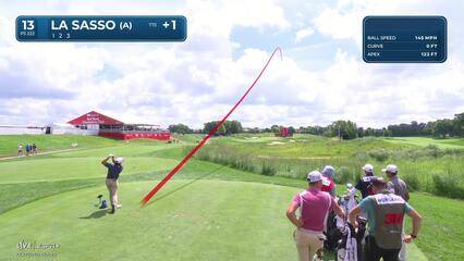 Michael La Sasso makes birdie on No. 13 at 3M Open