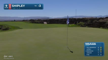 Neal Shipley reaches par-5 No. 9 in two, makes birdie at Bank of Utah