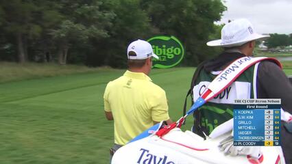 Pierceson Coody makes birdie on No. 14 at THE CJ CUP