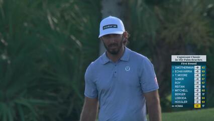 Max Homa hits 125-yard approach to 17 feet, sets up birdie on No. 18 at Cognizant Classic