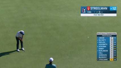 Kevin Streelman pours in 16-foot birdie putt at Black Desert