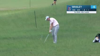 Vince Whaley makes birdie on No. 14 at ISCO Championship