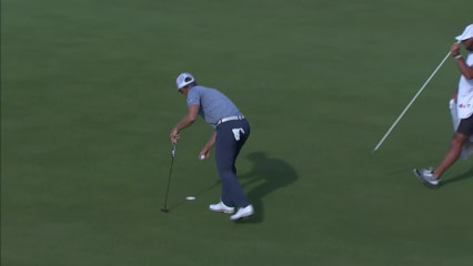 Derek Ernst makes birdie on No. 18 at Puerto Rico