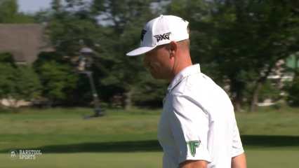 Patrick Fishburn holes a 23-foot birdie putt at NV5 Invitational