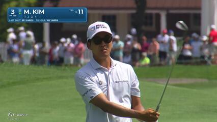 Michael Kim dials in approach for birdie at Rocket Classic