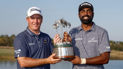 Hoge and Theegala come from behind to win QBE Shootout