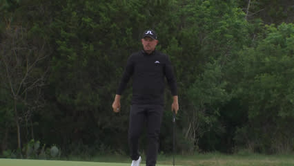 Matt Wallace drains 11-inch birdie putt on No. 2 at Valero