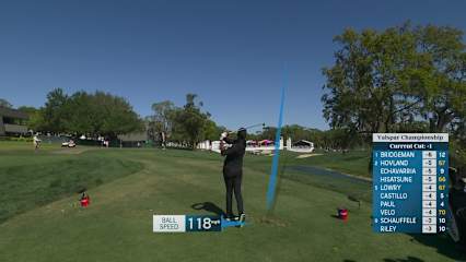 Kieron Van Wyk's nice tee shot yields birdie at Valspar