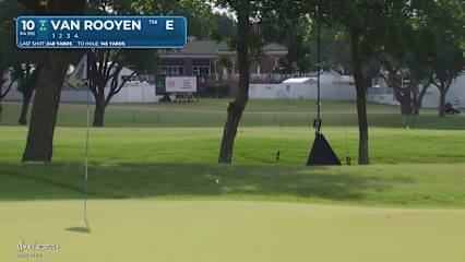 Erik van Rooyen makes birdie on No. 10 at Charles Schwab