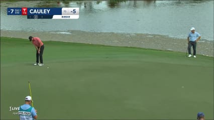 Michael Gligic sends in 34-footer for birdie at Cognizant Classic