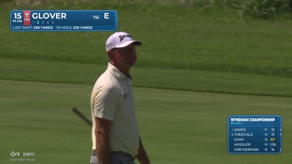 Lucas Glover reaches par-5 No. 15 in two, makes eagle at Wyndham