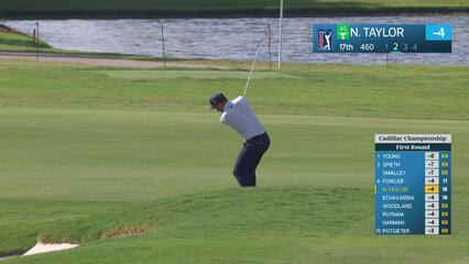 Nick Taylor's 193-yard approach sets up birdie on No. 17 at Cadillac